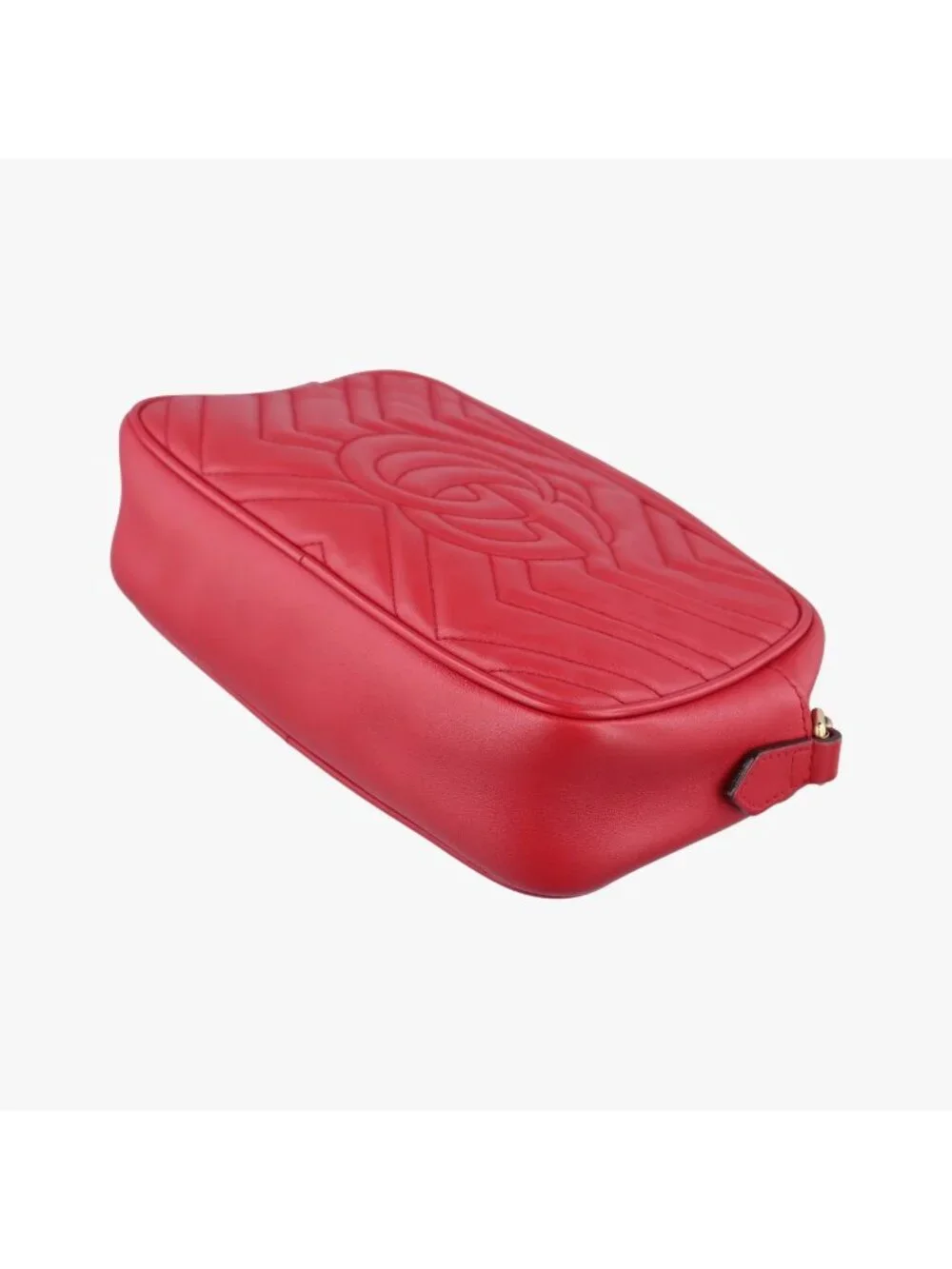 Gucci GG Marmont Red Leather Shoulder Bag